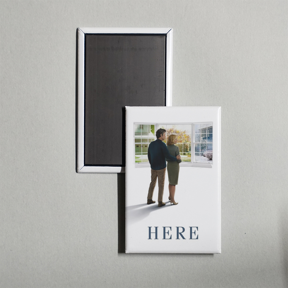 Here Mini Movie Fridge Magnet