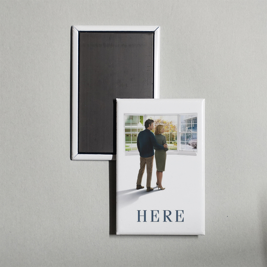 Here Mini Movie Fridge Magnet