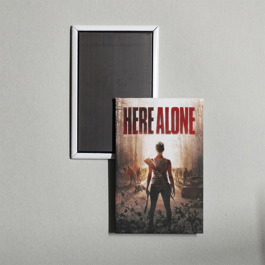 Here Alone Mini Movie Fridge Magnet