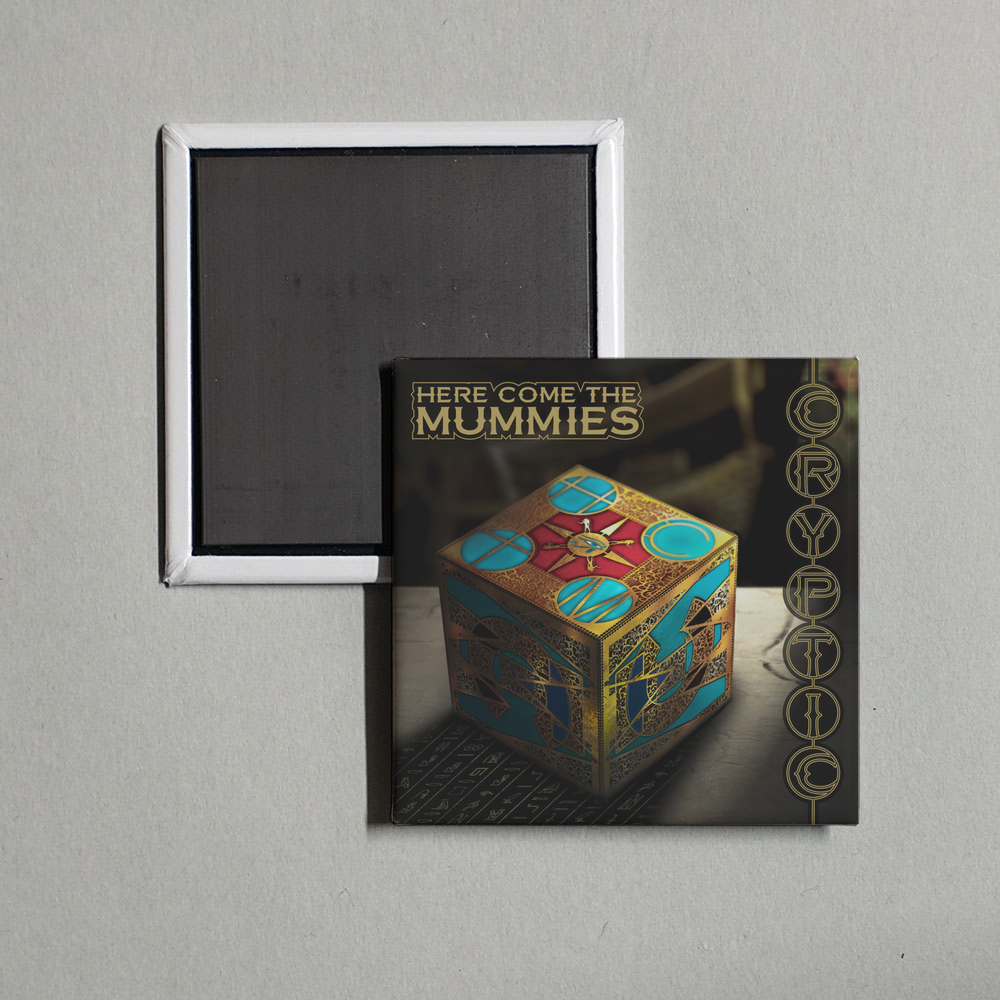 Here Come The Mummies - Cryptic Album Cover Fridge Magnet
