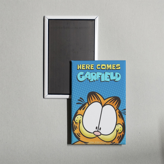 Here Comes Garfield Mini Movie Fridge Magnet