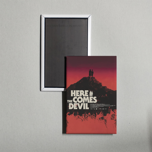 Here Comes the Devil Mini Movie Fridge Magnet