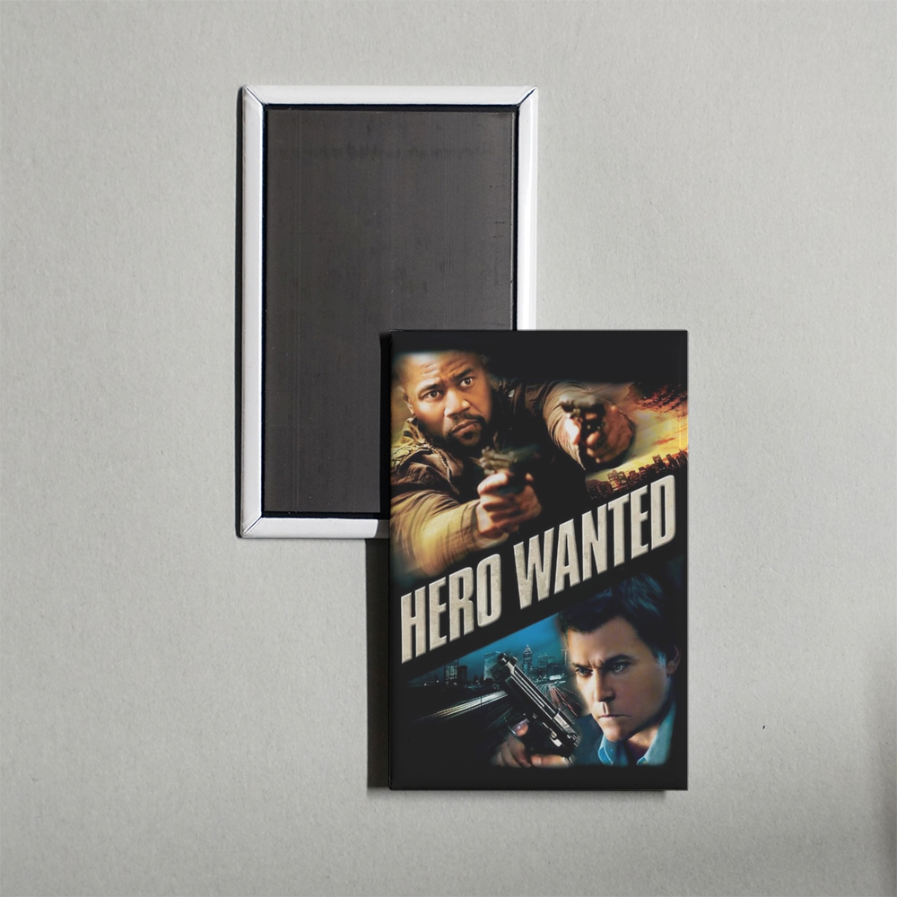 Hero Wanted Mini Movie Fridge Magnet