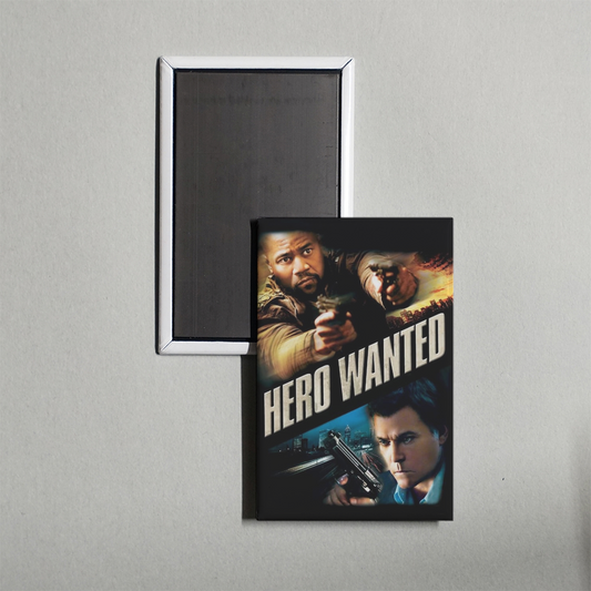 Hero Wanted Mini Movie Fridge Magnet