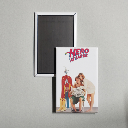 Hero at Large Mini Movie Fridge Magnet