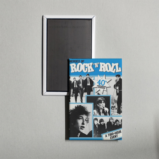 Heroes of Rock and Roll Mini Movie Fridge Magnet