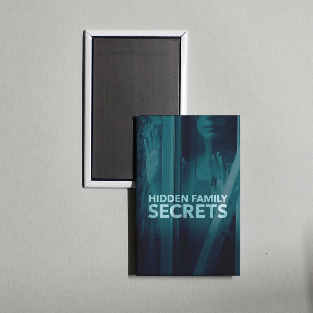 Hidden Family Secrets Mini Movie Fridge Magnet