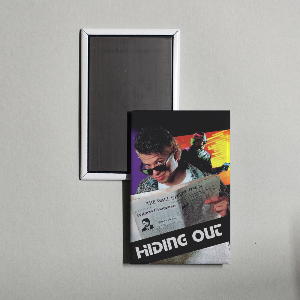 Hiding Out Mini Movie Fridge Magnet