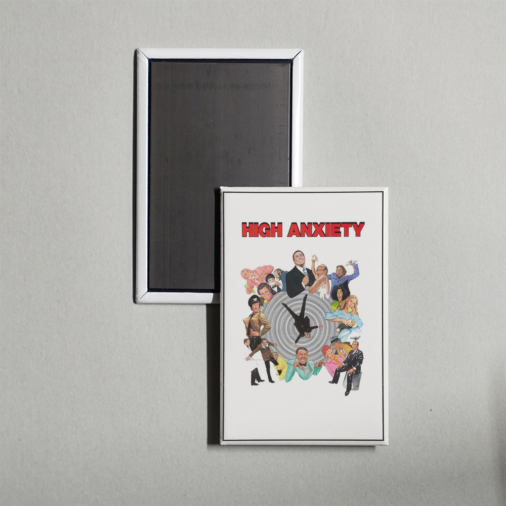 High Anxiety Mini Movie Fridge Magnet