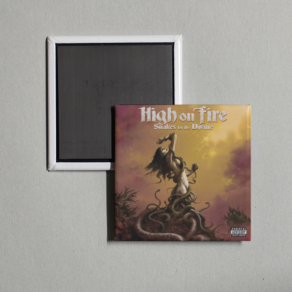 High On Fire - Snakes For The Divine (Bonus Track Edition) Album Cover Fridge Magnet
