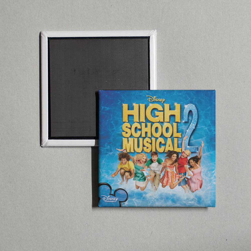 High School Musical Cast - High School Musical 2 (Original Soundtrack) Album Cover Fridge Magnet