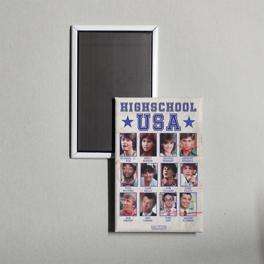 High School U.S.A. Mini Movie Fridge Magnet