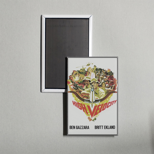 High Velocity Mini Movie Fridge Magnet