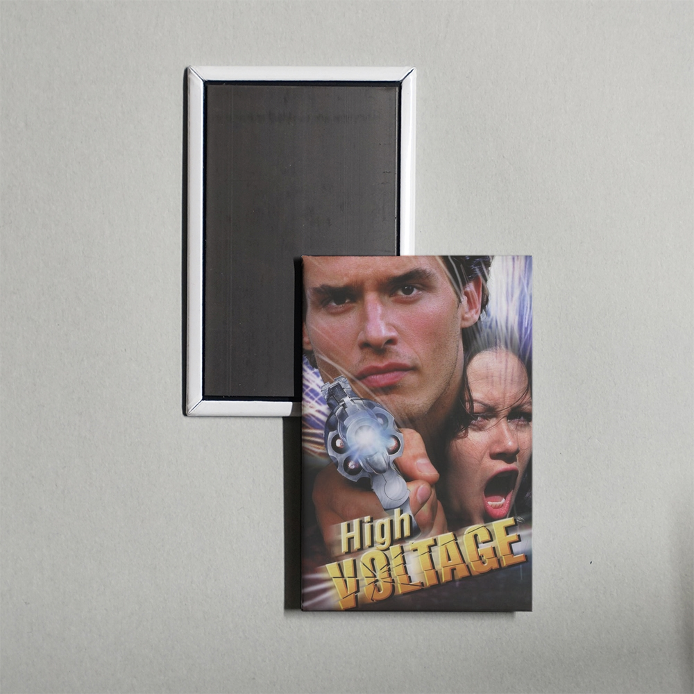 High Voltage Mini Movie Fridge Magnet