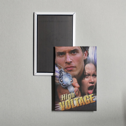 High Voltage Mini Movie Fridge Magnet