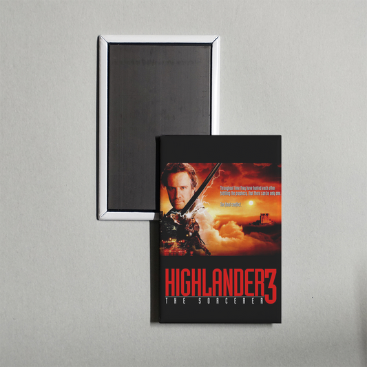Highlander III The Sorcerer Mini Movie Fridge Magnet