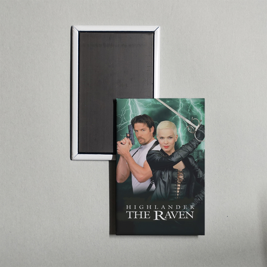 Highlander The Raven TV Show Fridge Magnet