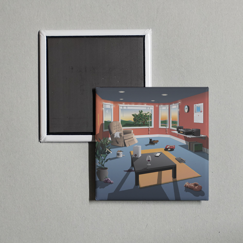 Hippo Campus - Landmark Album Cover Fridge Magnet