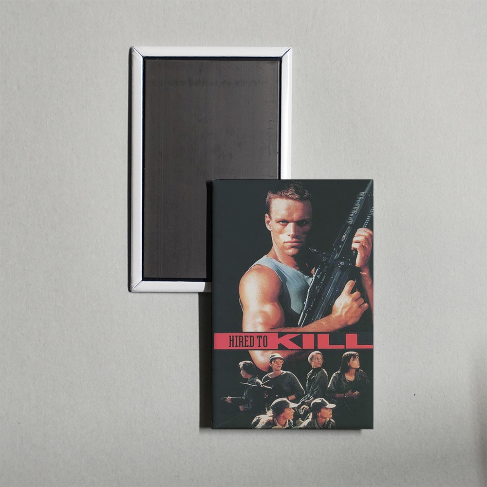 Hired to Kill Mini Movie Fridge Magnet