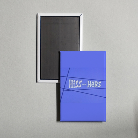 Hiss and Hers Mini Movie Fridge Magnet