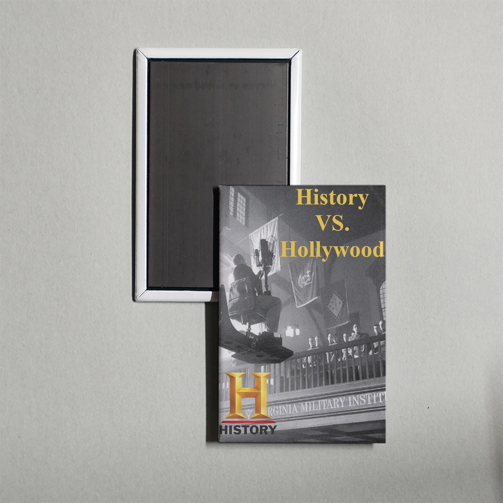 History vs. Hollywood TV Show Fridge Magnet