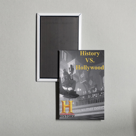 History vs. Hollywood TV Show Fridge Magnet