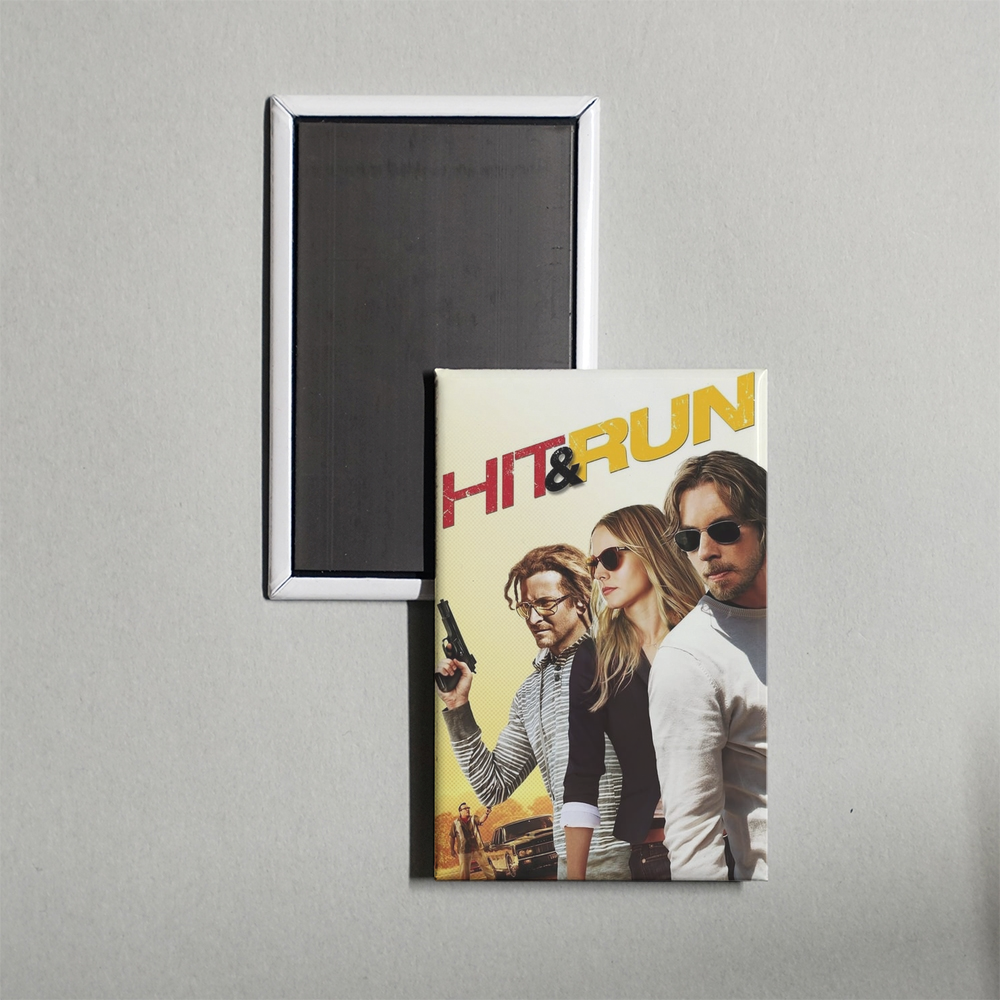 Hit & Run Mini Movie Fridge Magnet