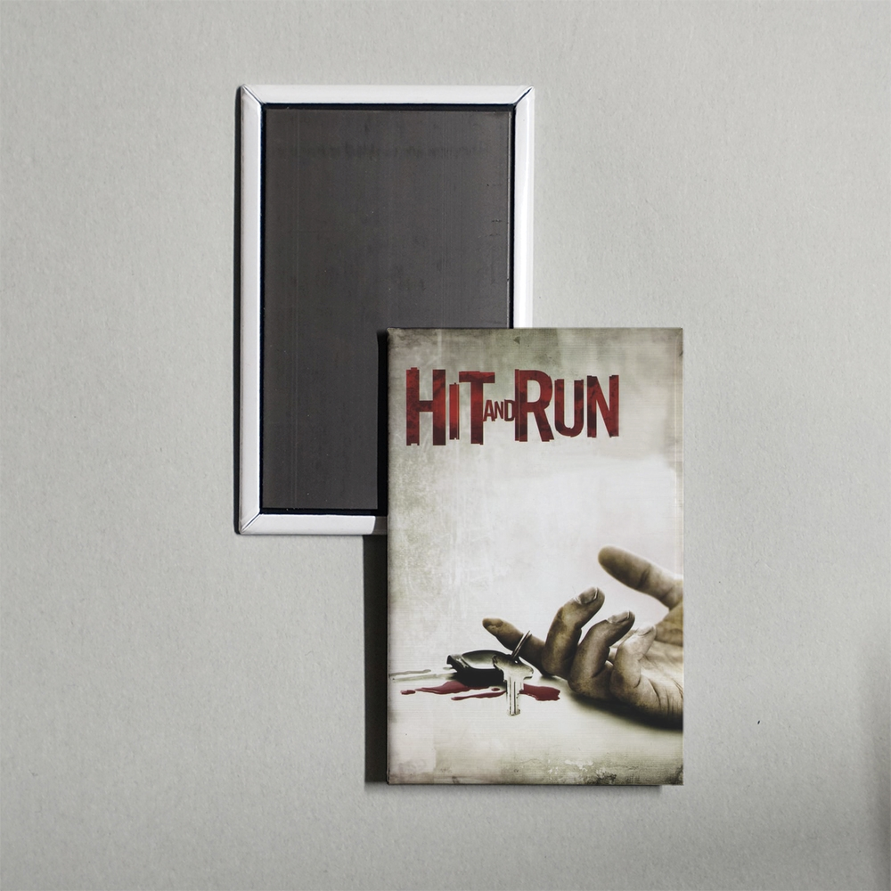 Hit and Run Mini Movie Fridge Magnet