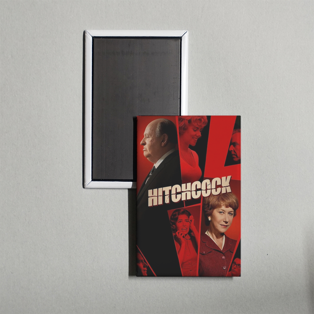 Hitchcock Mini Movie Fridge Magnet