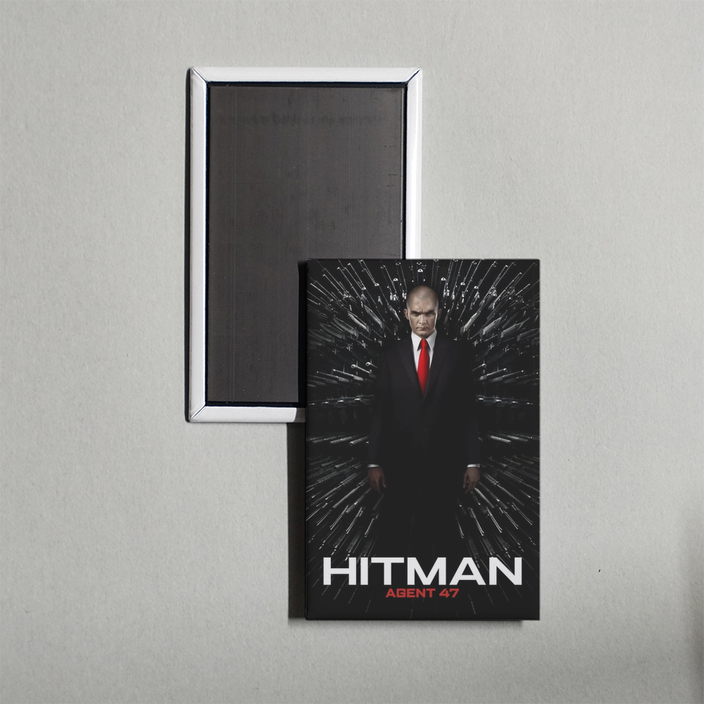 Hitman Agent 47 Mini Movie Fridge Magnet