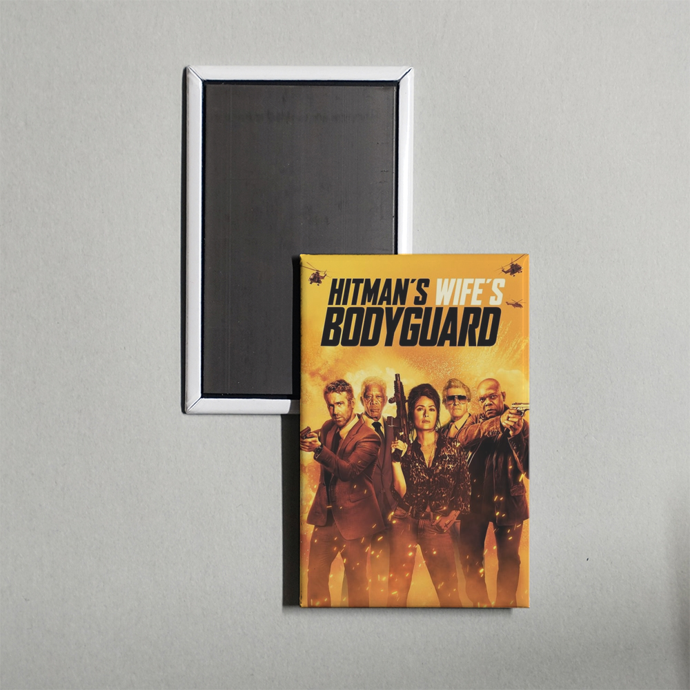 Hitman's Wife's Bodyguard Mini Movie Fridge Magnet