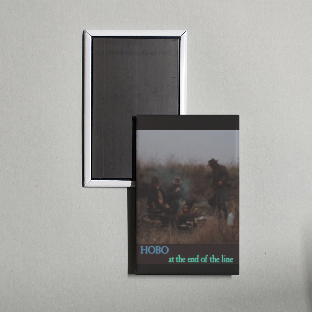 Hobo At The End Of The Line Mini Movie Fridge Magnet