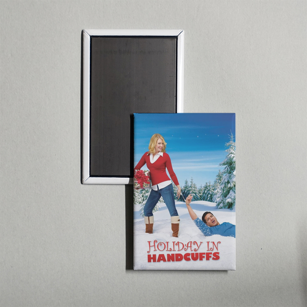 Holiday in Handcuffs Mini Movie Fridge Magnet