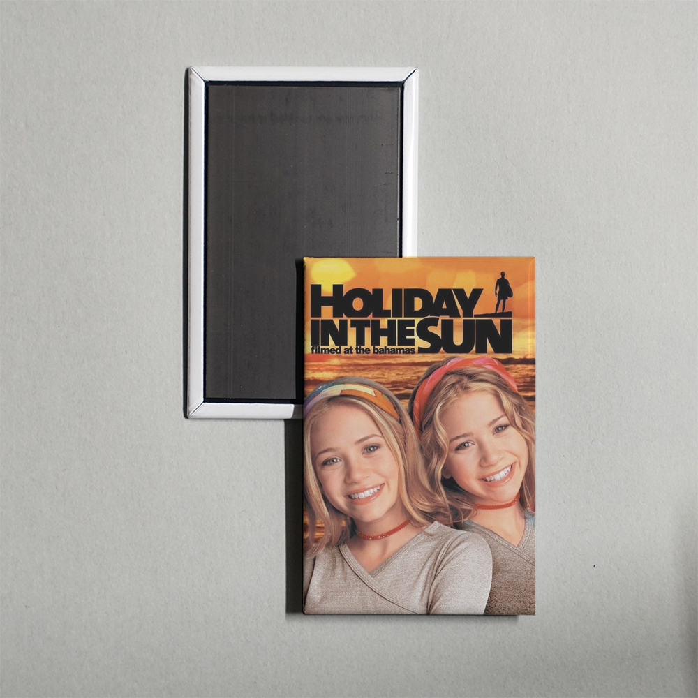 Holiday in the Sun Mini Movie Fridge Magnet