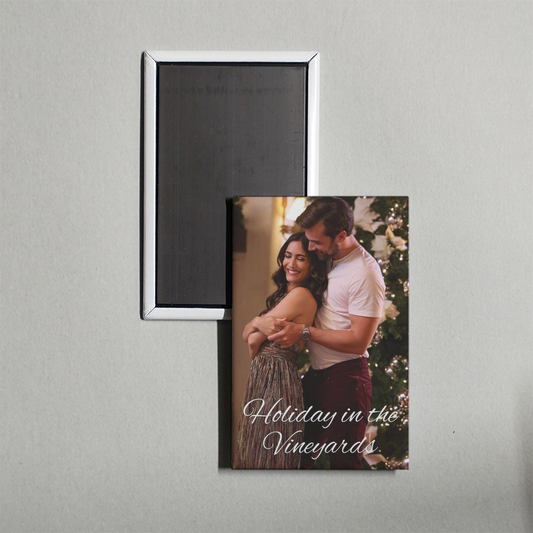 Holiday in the Vineyards Mini Movie Fridge Magnet