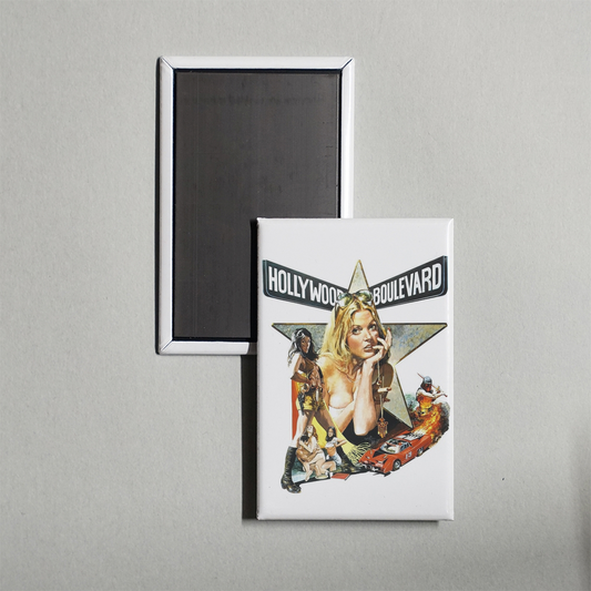 Hollywood Boulevard Mini Movie Fridge Magnet