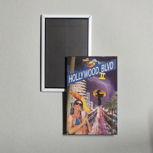 Hollywood Boulevard II Mini Movie Fridge Magnet