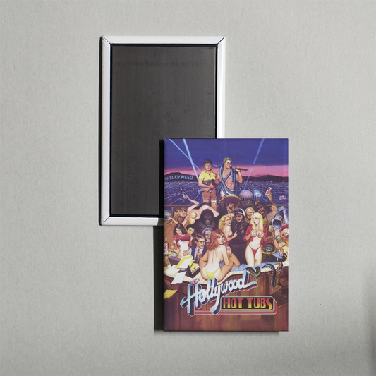 Hollywood Hot Tubs Mini Movie Fridge Magnet