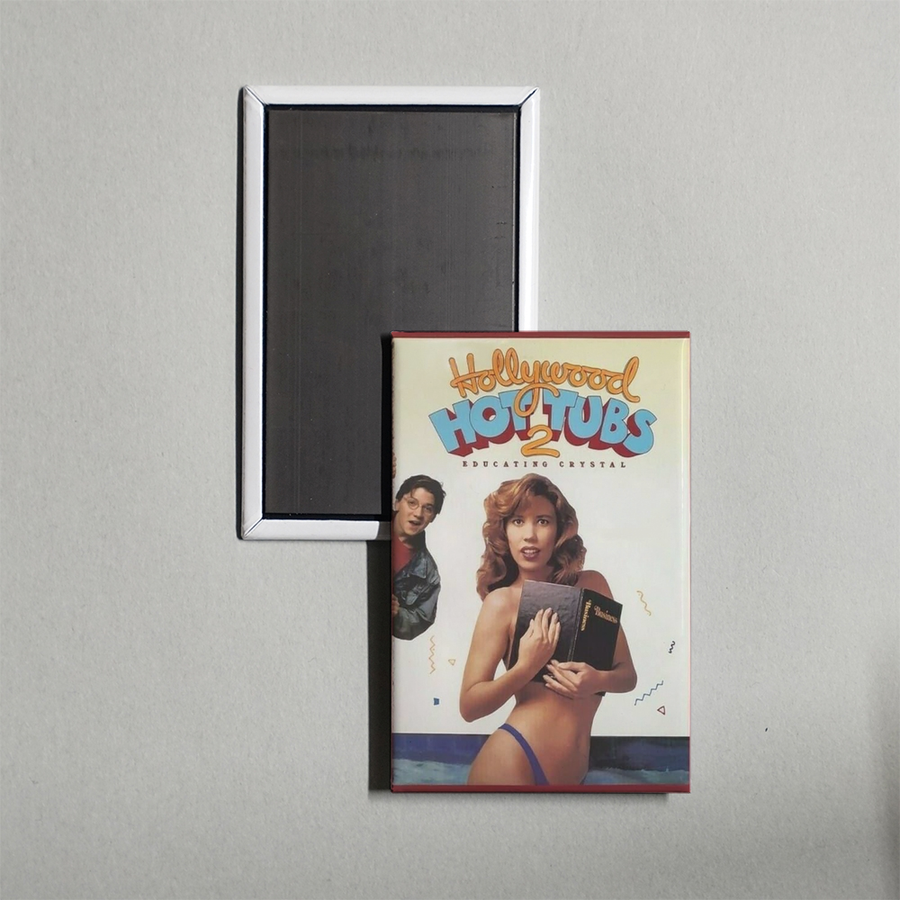 Hollywood Hot Tubs 2 Educating Crystal Mini Movie Fridge Magnet