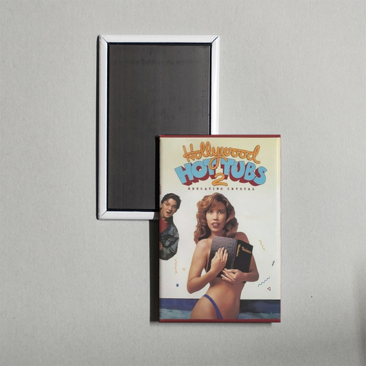 Hollywood Hot Tubs 2 Educating Crystal Mini Movie Fridge Magnet