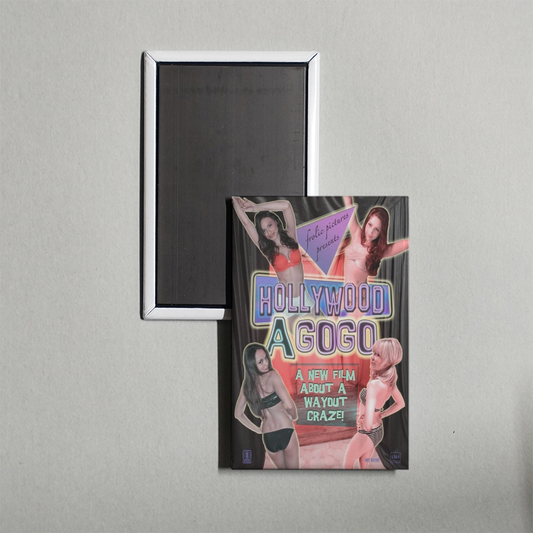 Hollywood a GoGo Mini Movie Fridge Magnet
