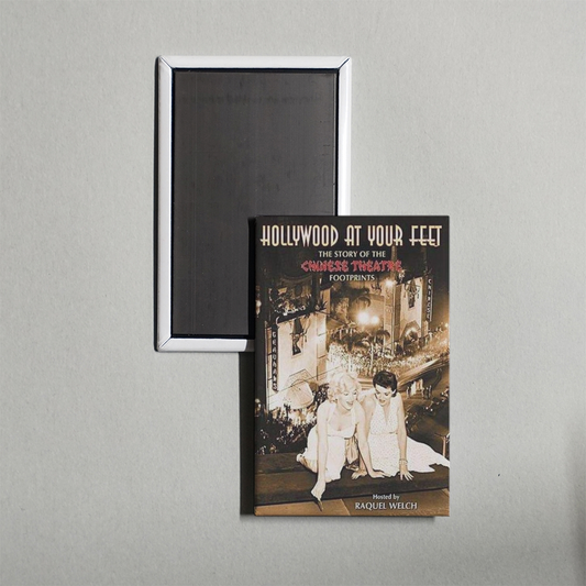 Hollywood at Your Feet The Story of the Chinese Theatre Footprints Mini Movie Fridge Magnet