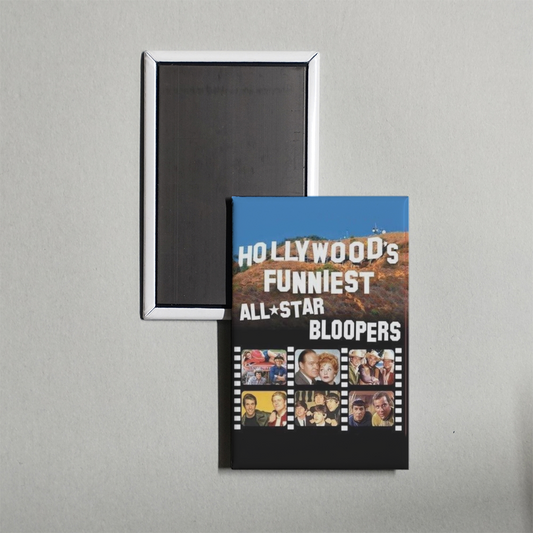 Hollywood's Funniest All-Star Bloopers Mini Movie Fridge Magnet