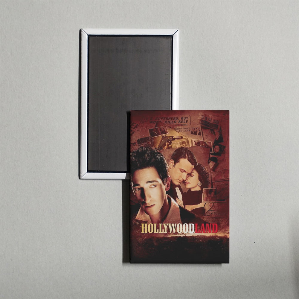 Hollywoodland Mini Movie Fridge Magnet