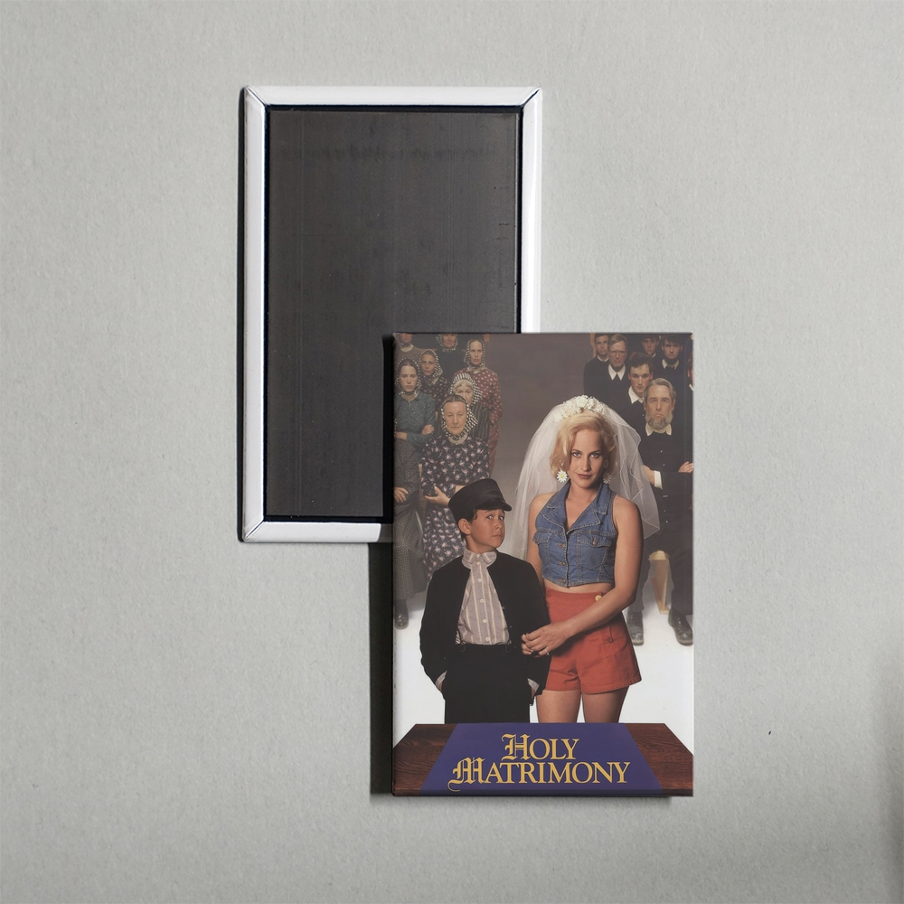 Holy Matrimony Mini Movie Fridge Magnet