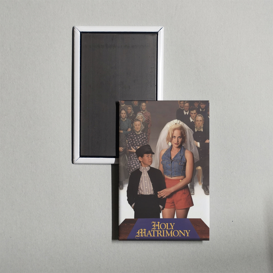 Holy Matrimony Mini Movie Fridge Magnet