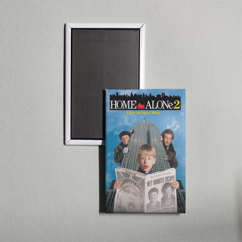 Home Alone 2 Lost in New York Mini Movie Fridge Magnet