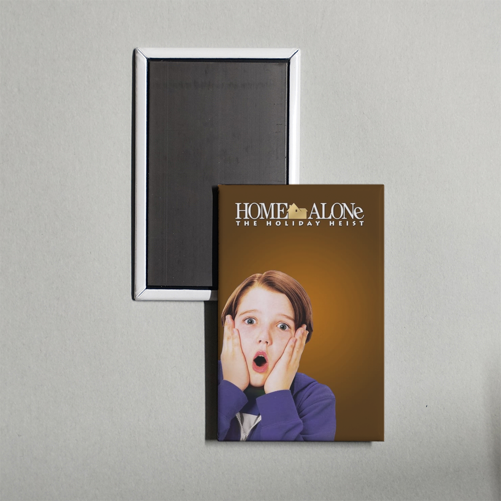 Home Alone The Holiday Heist Mini Movie Fridge Magnet