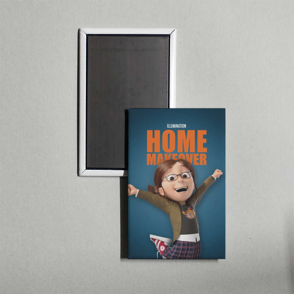 Home Makeover Mini Movie Fridge Magnet