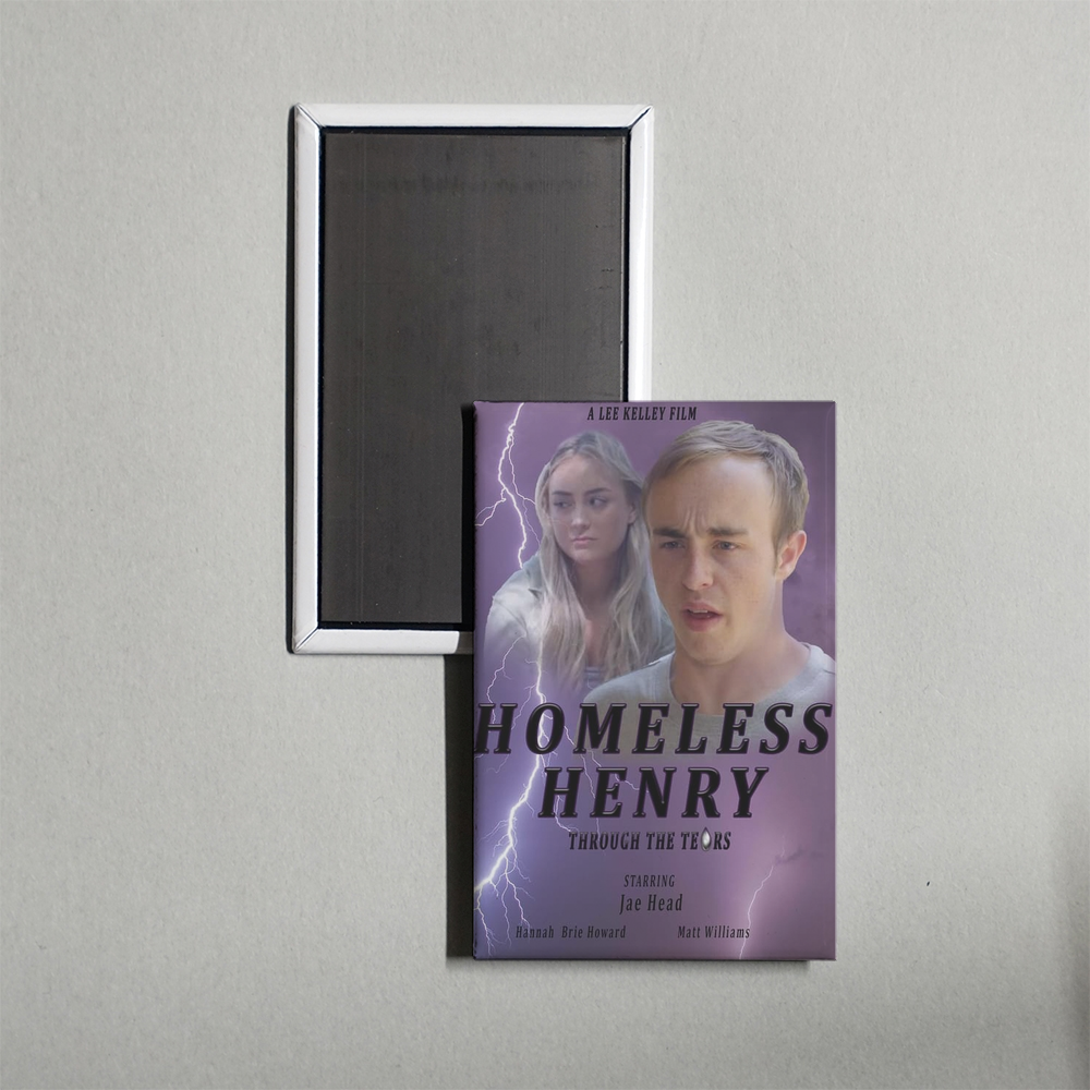Homeless Henry Through the Tears Mini Movie Fridge Magnet